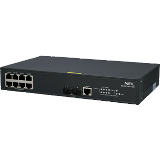 B02014-04101<BR>QX-S4108GT-2G 1Gx8p SFPx2p レイヤ2インテリジェントスイッチ<BR>日本電気㈱