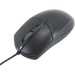 3R-KCMS01UBK<BR>USB接続スクロール光学式マウス 黒<BR>スリーアールソリューション㈱