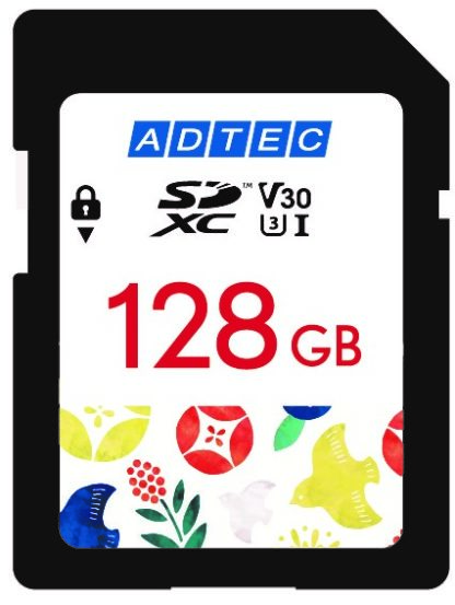ADC-SZTX128G/U3SDXCカード 128GB UHS-I U3 V30㈱アドテック