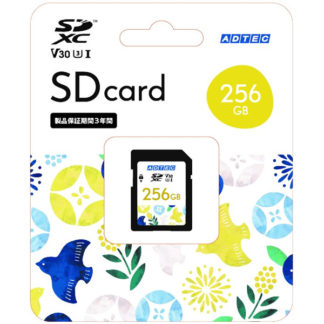 ADC-SZTX256G/U3<BR>SDXCカード 256GB UHS-I U3 V30<BR>㈱アドテック