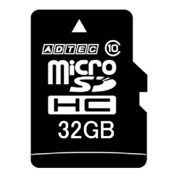 AD-MRHAM8G/10<BR>microSDHCカード 8GB Class10 SD変換Adapter付<BR>㈱アドテック