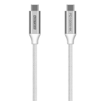 APC-V1010CC-4KU3G2-W<BR>USB Type-C to C ケーブル (4K・100W出力 / 10Gbps / 1.0m)<BR>㈱アドテック