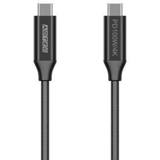 APC-V1510CC-4KU3G2USB Type-C to C ケーブル (4K・100W出力 / 10Gbps / 1.5m)㈱アドテック
