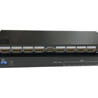 AVS2-18G108<BR>4K/60p（18Gbps）対応 HDMIスプリッター 1入力/8出力<BR>エイム電子㈱