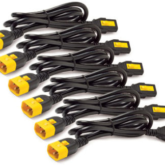 AP8702S-WW<BR>Power Cord Kit (6 ea) Locking C13 to C14 0.6m<BR>シュナイダーエレクトリック㈱