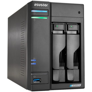 AS6702TLockerstor 2 Gen 2 (2 Bay NAS Quad-Core 2.0GHz CPU Dual 2.5GbE Ports 4GB RAM DDR4 Four M.2 SSD Slots Diskless)ＡＳＵＳＴＯＲ