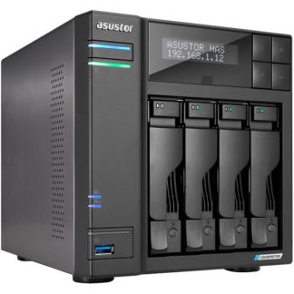 AS6704TLockerstor 4 Gen 2 (4 Bay NAS Quad-Core 2.0GHz CPU Dual 2.5GbE Ports 4GB RAM DDR4 Four M.2 SSD Slots Diskless)ＡＳＵＳＴＯＲ