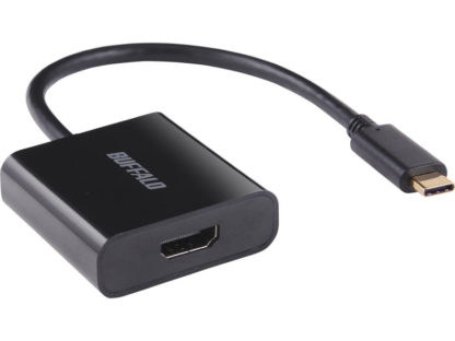 BDCHDBKディスプレイ変換アダプタ USB Type-C - HDMI ブラック㈱バッファロー（サプライ）