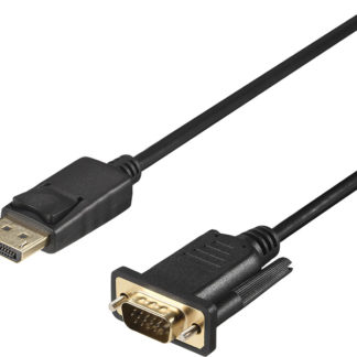 BDPVG20BK<BR>DP-VGA 変換ケーブル 2m ブラック<BR>㈱バッファロー（サプライ）