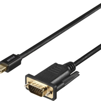 BMDPVG20BK<BR>miniDP-VGA 変換ケーブル 2m ブラック<BR>㈱バッファロー（サプライ）