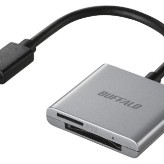 BSCR110U3CSV<BR>USB3.2Gen1Type-C カードリーダー SD/microSD シルバー<BR>㈱バッファロー（サプライ）
