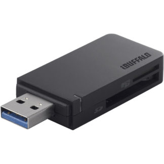 BSCR26TU3BK<BR>高速カードリーダー/ライター USB3.0&ターボPC EX対応モデル ブラック<BR>㈱バッファロー（サプライ）