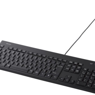 BSKBU520BK<BR>有線フルキーボード 防水防塵抗菌仕様 ブラック<BR>㈱バッファロー（サプライ）