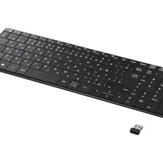 BSKBW330BK<BR>2.4GHz無線 コンパクトキーボード ブラック<BR>㈱バッファロー（サプライ）