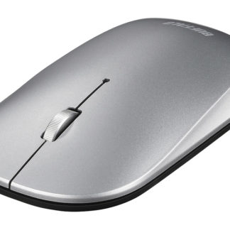 BSMBB330NSV<BR>薄型 3ボタン Bluetooth BlueLEDマウス ノーマル シルバー<BR>㈱バッファロー（サプライ）