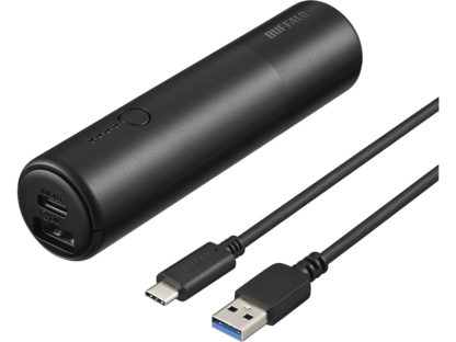 BSMPB5010C2BKモバイルバッテリー 5000mAh USB Type-C対応 2ポート ブラック㈱バッファロー（サプライ）