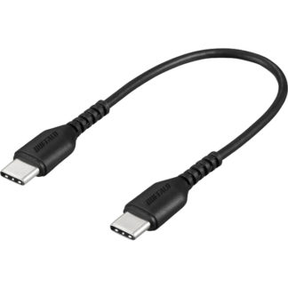 BSMPCCC101BKUSB2.0ケーブル（Type-C to Type-C） 0.1m ブラック㈱バッファロー（サプライ）