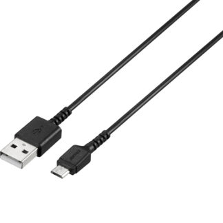 BSMPCMB110BK<BR>USB2.0ケーブル（Type-A to microB） スリム 1.0m ブラック<BR>㈱バッファロー（サプライ）