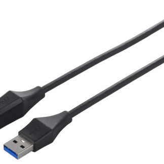 BSUABSU330BK<BR>USB3.0 A to B スリムケーブル 3m ブラック<BR>㈱バッファロー（サプライ）