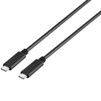 BSUCC312P3A10BK<BR>USB3.1 Gen2ケーブル（Type-C to Type-C） USB Power Delivery（3A）対応 1.0m ブラック<BR>㈱バッファロー（サプライ）