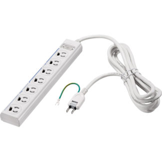 BTWMTSKL3750WH<BR>3ピン式電源タップ 7個口 5m ホワイト 常時 通電スイッチ付<BR>㈱バッファロー（サプライ）