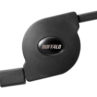 BU3ABM07BKUSB3.2 Gen1 A-B 巻取り式ケーブル 0.7m ブラック㈱バッファロー（サプライ）
