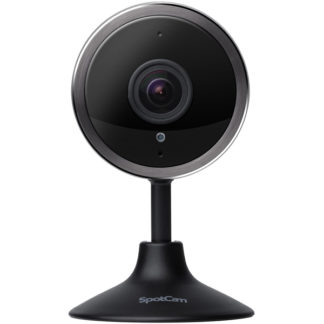 SPC-SPOTCAM-Pano-2+<BR>SpotCam Pano 2+ ペット監視 老人介護 見守り スマホからモニタリング可能 広範囲の画角をカバーする高解像度 1080PフルHD画質・180度画角対応の屋内用監視カメラ<BR>㈱アユート