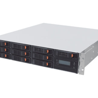 EP2210B3-12T10<BR>ECLAIRPROシリーズ EP2210B3 USB3.0+eSATA対応 ハードウェアRAID対応2UラックマウントDAS 総容量120TB（12TB×10ドライブ）<BR>㈱バイオス