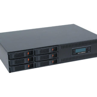 ER206B32-8T06<BR>ECLAIRPROシリーズ ER206B32 USB3.2（Gen2）+eSATA対応 ハードウェアRAID対応2Uラックマウント高速DAS 総容量48TB（8TB×6ドライブ）<BR>㈱バイオス