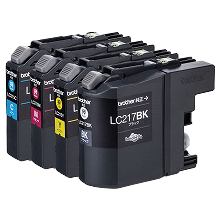 LC217/215-4PK<BR>インクカートリッジ大容量タイプ お徳用4色パック<BR>ブラザー工業㈱