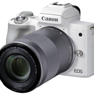 4726C003ミラーレスカメラ EOS Kiss M2・ダブルズームキット （ホワイト）キヤノン㈱