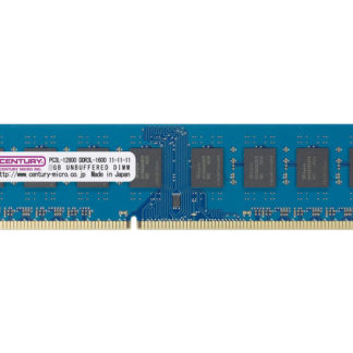 CD2G-D3LU1600<BR>デスクトップ用 PC3L-12800/DDR3L-1600 2GB 240pin UDIMM 1.5/1.35V共用 日本製<BR>センチュリーマイクロ㈱