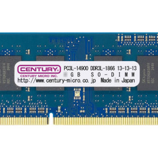 CK4GX2-SOD3LU1866ノート用 PC3L-14900/DDR3L-1866 8GBkit(4GBx2) 204pin SODIMM 1.5/1.35V共用 日本製センチュリーマイクロ㈱