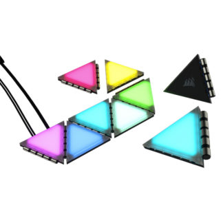 CL-9011115-WWライティング拡張キット iCUE LC100 Smart Case Lighting Triangles Expansion KitＣＯＲＳＡＩＲ