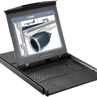 CD119-S801e<BR>CyberViu TwoLayer(19inch 8ポートKVM内蔵)<BR>㈱サイバネテック