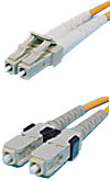 FCLSM-7/50<BR>光ファイバーケーブル (2芯 LC-SC 7m MultiMode)<BR>㈱サイバネテック