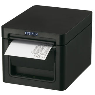 CT-S255HBTJ-BK<BR>コンパクトラインサーマルプリンター（印刷速度300mm/秒、用紙幅58/80mm、オートカッター付、Bluetooth＋USBホスト（2ポート）I/F、ブラック）<BR>シチズン・システムズ㈱