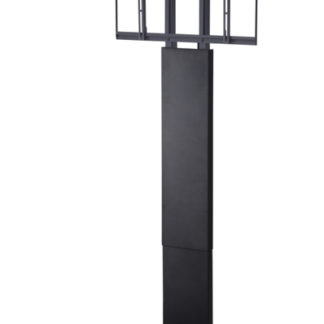 V3H-BK<BR>シンプル壁寄せスタンド V3 ハイタイプ サテンブラック（32～80型）<BR>㈱ダイエン