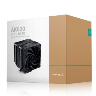 R-AK620-BKNNMT-G-1<BR>空冷CPU FAN (AK620 ZERO DARK) / Intel LGA2066/2011-v3/2011/1700/1200/1151/1150/1155 / AMD AM5/AM4 ソケット対応<BR>Ｄｅｅｐｃｏｏｌ