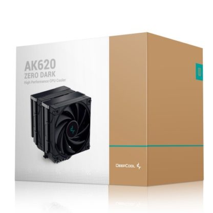 R-AK620-BKNNMT-G-1空冷CPU FAN (AK620 ZERO DARK) / Intel LGA2066/2011-v3/2011/1700/1200/1151/1150/1155 / AMD AM5/AM4 ソケット対応Ｄｅｅｐｃｏｏｌ