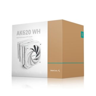 R-AK620-WHNNMT-G-1 (AK620 WH)<BR>空冷CPU FAN / AK620 WH ホワイトカラーモデル / Intel LGA 2066/2011-v3/2011/1700/1200 /1151/1150/1155 / AMD AM4ソケット対応<BR>Ｄｅｅｐｃｏｏｌ