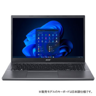 A515-57-A38U/SFAspire 5 (Core i3-1215U/8GB/256GB SSD+HDD非搭載/ODD非搭載/Windows 11 Home(64bit)/Office Home & Business 2021（個人向け）/15.6型/スチールグレイ)Ａｃｅｒ