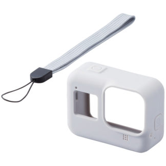 AC-GP8BSSCGYアクションカメラ用アクセサリ/シリコンケース/GoPro HERO8 Black/ライトグレーエレコム㈱