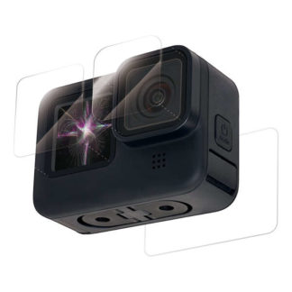 AC-GP9BFLGGアクションカメラ用アクセサリ/液晶保護フィルム/GoPro HERO9 Black/ガラス/0.33mm/防指紋/光沢エレコム㈱