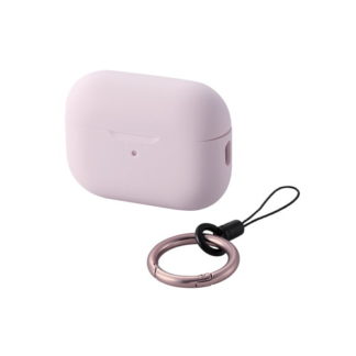 AVA-AP4SCPN<BR>AirPods Pro 第2世代対応アクセサリ/シリコンケース/カラビナ付き/ピンク<BR>エレコム㈱