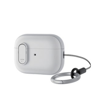 AVA-AP4TSLWH<BR>AirPods Pro 第2世代対応アクセサリ/TOUGH SLIM Lockケース/ロック機能/カラビナ付き/ホワイト<BR>エレコム㈱