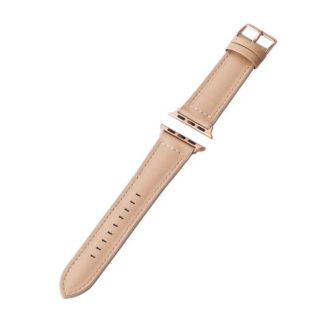 AW-41BDLHVBE<BR>Apple Watch 41/40/38mm用バンド/ハイブリッドレザー/ベージュ<BR>エレコム㈱