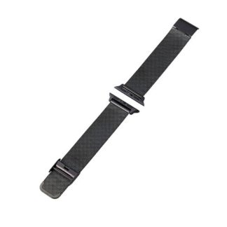 AW-41BDSSMBK<BR>Apple Watch 41/40/38mm用バンド/ステンレス/ミラネーゼ/ブラック<BR>エレコム㈱