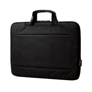 BM-IBLW15NBK<BR>パソコンケース/リサイクル素材/取っ手付き/手提げ/撥水/防汚/CORDURA/15.6インチ/ブラック<BR>エレコム㈱