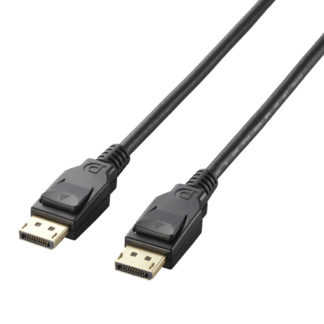 CAC-DP1215BK<BR>DisplayPortケーブル/Ver1.2a/1.5m/ブラック<BR>エレコム㈱